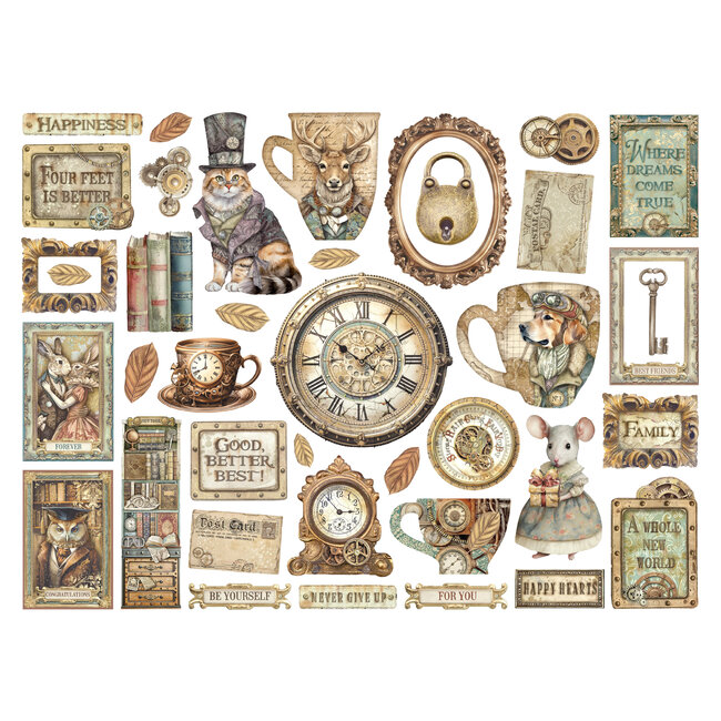 Stamperia Die cuts assorted - Alterego