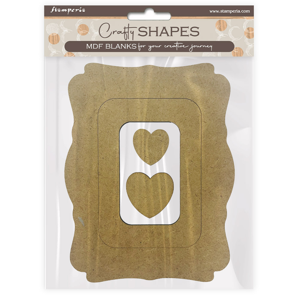 Stamperia Crafty shapes: Alterego frames and hearts