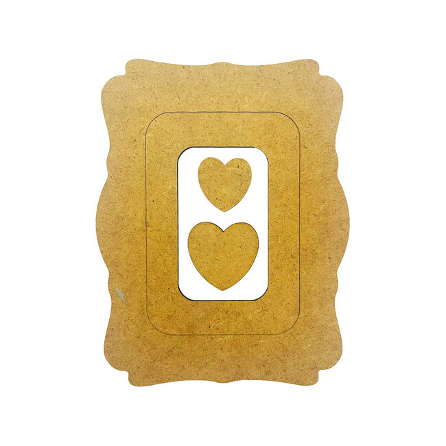 Stamperia Crafty shapes: Alterego frames and hearts