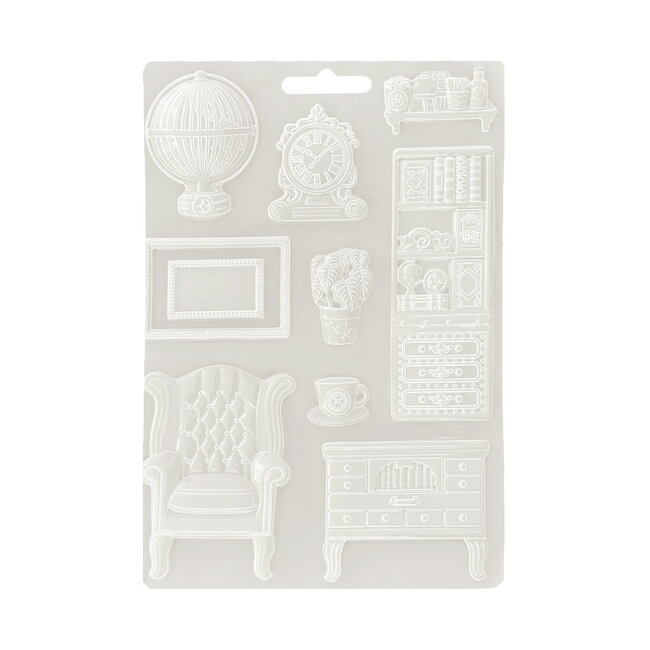 Stamperia Soft Mould A4 - Alterego cupboards and accessories