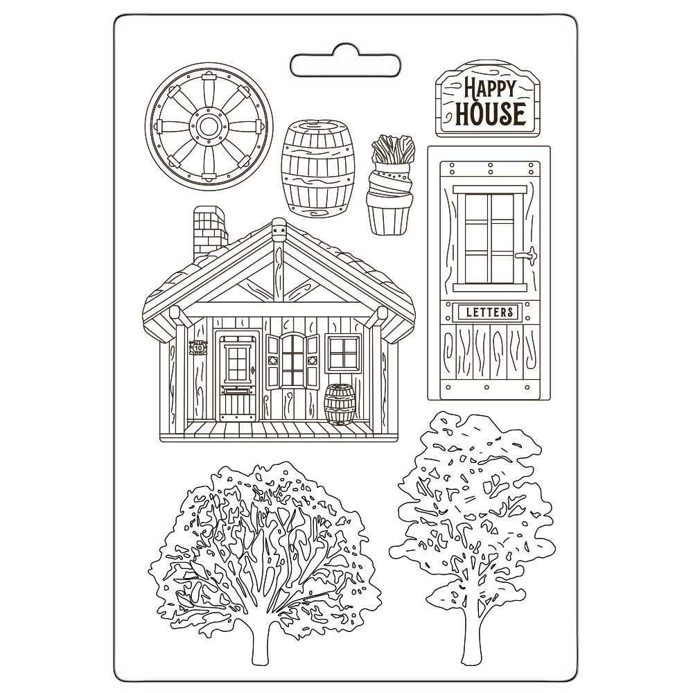 Stamperia Soft Mould A5 - Alterego cottage