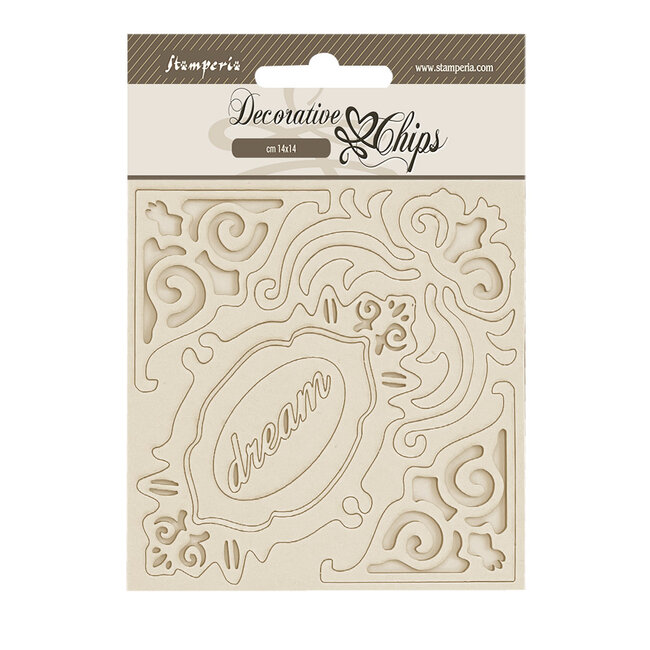 Stamperia Decorative chips cm 14x14 - Alterego corners and frames