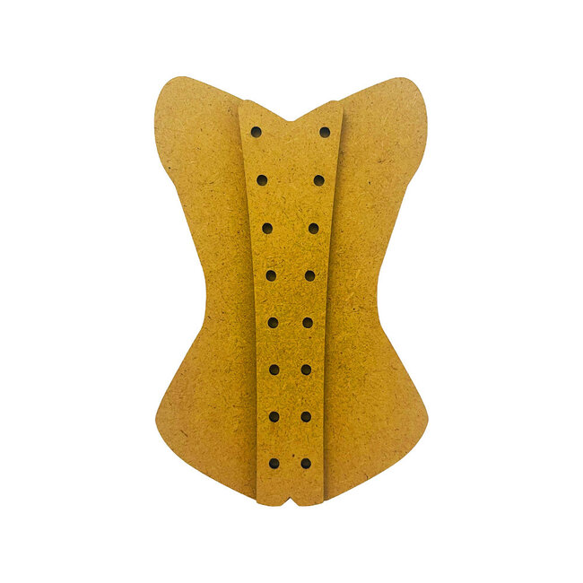 Stamperia Crafty shapes: Old Lace corset