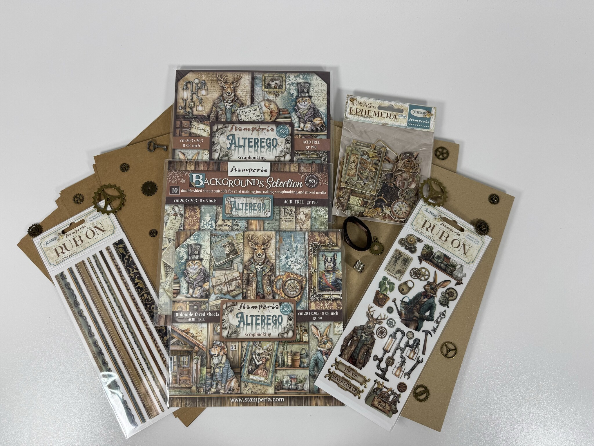 Stamperia Kit Album Alterego + tutorial gemaakt door Wendy Koot