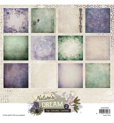 Studio Light HE Designer Paper Pad Background papers Nature's Dream 2 nr.236