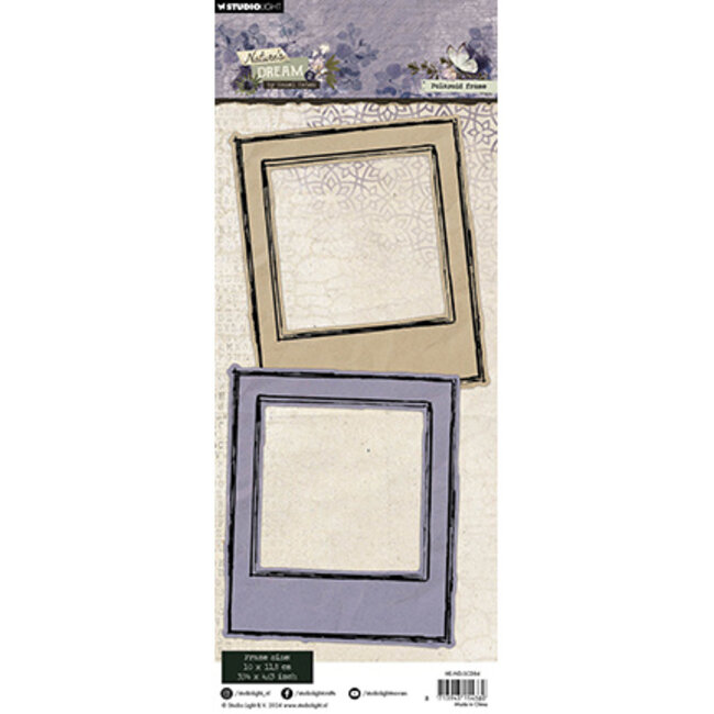 Studio Light HE Stamp & Cutting Die Polaroid frame Nature's Dream 2 nr.84