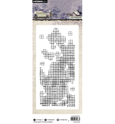 Studio Light HE Clear Stamp Grid background Nature's Dream 2 nr.720