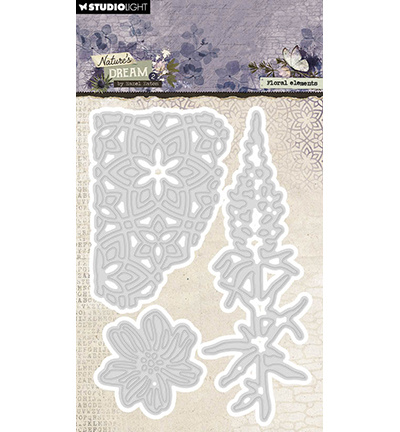 Studio Light HE Clear Stamp Grid background Nature's Dream 2 nr.720