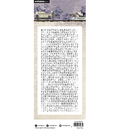 Studio Light HE Clear Stamp ABC background Nature's Dream 2 nr.721