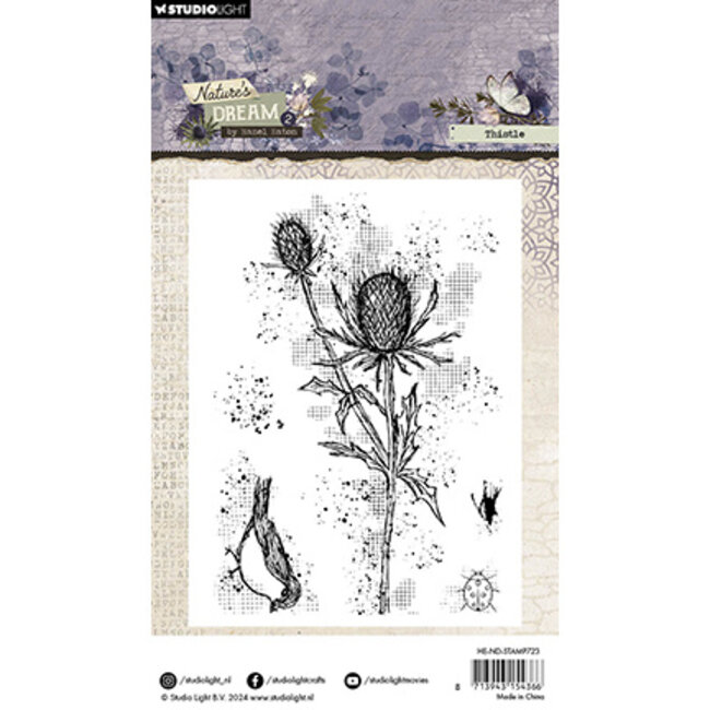 Studio Light HE Clear Stamp Thistle Nature's Dream 2 nr.723