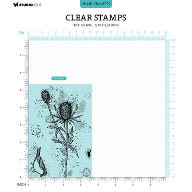 Studio Light HE Clear Stamp Thistle Nature's Dream 2 nr.723