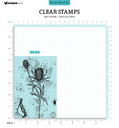 Studio Light HE Clear Stamp Thistle Nature's Dream 2 nr.723