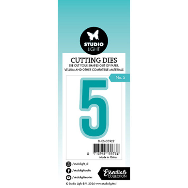 Studio Light SL Cutting Die Number 5 Essentials nr.922