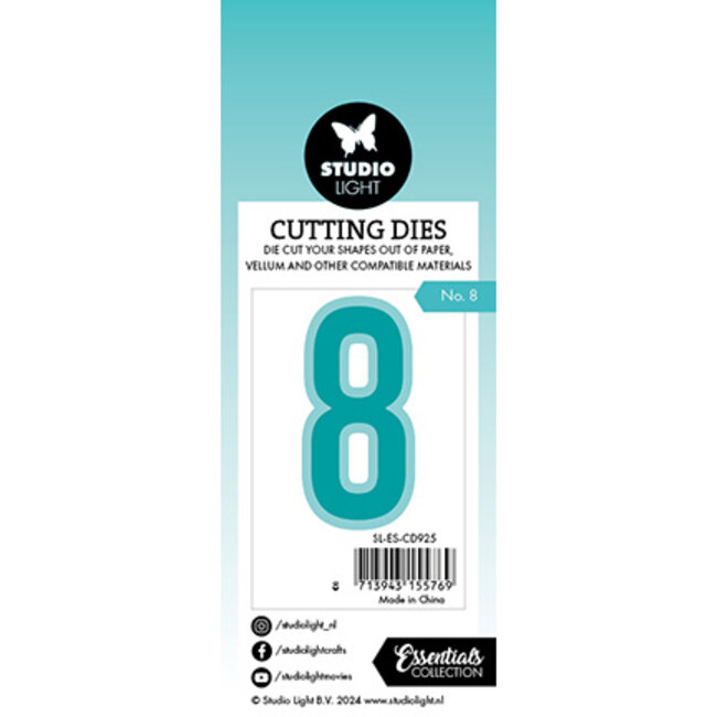 Studio Light SL Cutting Die Number 8 Essentials nr.925