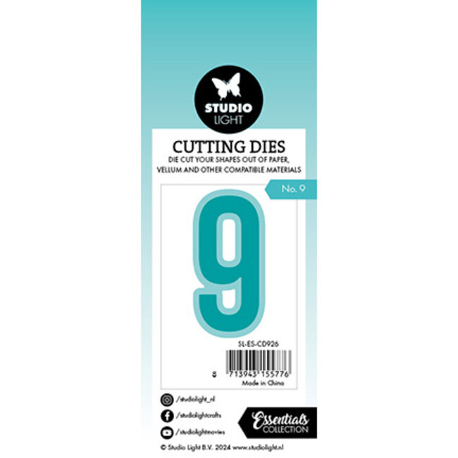 Studio Light SL Cutting Die Number 9 Essentials nr.926