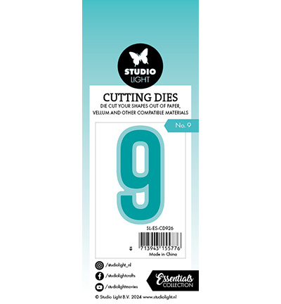 Studio Light SL Cutting Die Number 9 Essentials nr.926