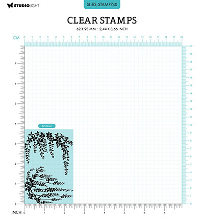 Studio Light SL Clear Stamp Wisteria Essentials nr.740
