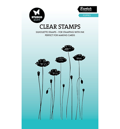 Studio Light SL Clear Stamp Poppies Essentials nr.741