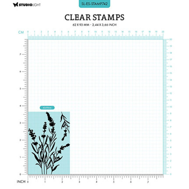 Studio Light SL Clear Stamp Lavender Essentials nr.742