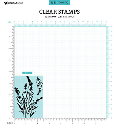 Studio Light SL Clear Stamp Lavender Essentials nr.742