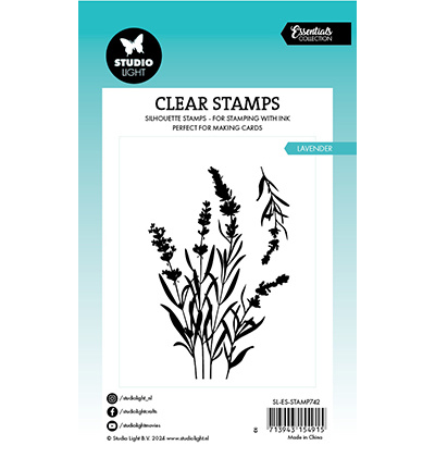 Studio Light SL Clear Stamp Lavender Essentials nr.742