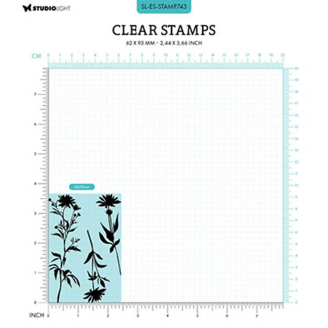 Studio Light SL Clear Stamp Flowers Essentials nr.743
