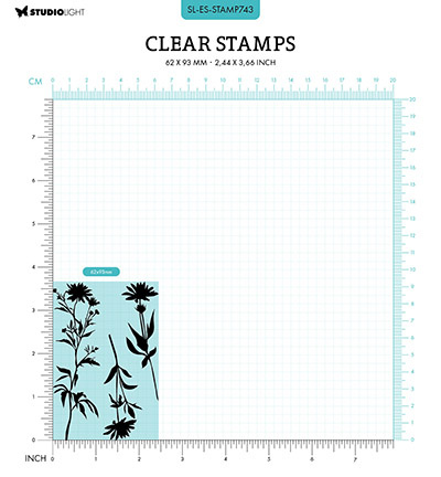 Studio Light SL Clear Stamp Flowers Essentials nr.743