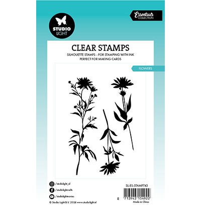 Studio Light SL Clear Stamp Flowers Essentials nr.743