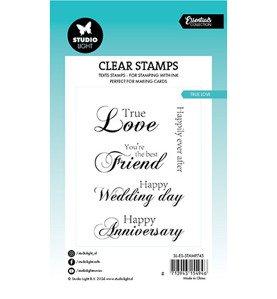 Studio Light SL Clear Stamp True love Essentials nr.745