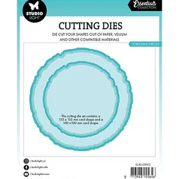 Studio Light SL Cutting Die Torn edge circles Essentials nr.913