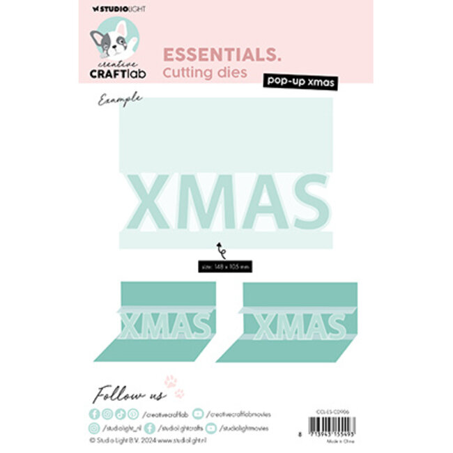 Studio Light - Creative Craftlab CCL Cutting Die Pop-up xmas Essentials nr.906