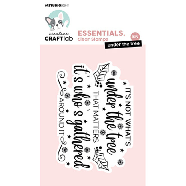 Studio Light - Creative Craftlab CCL Clear Stamp Under the tree Essentials nr.757