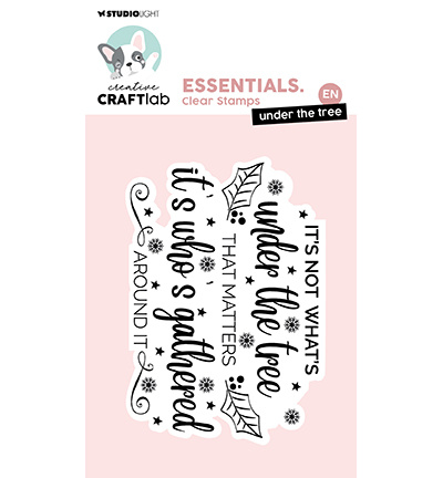 Studio Light - Creative Craftlab CCL Clear Stamp Under the tree Essentials nr.757