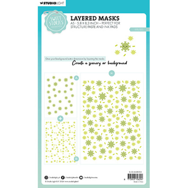 Studio Light -Sweet Stories SL Mask Viruses Sweet Stories nr.304