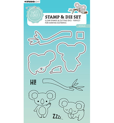 Studio Light -Sweet Stories SL Stamp & Cutting Die Koala Sweet Stories nr.85