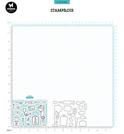 Studio Light -Sweet Stories SL Stamp & Cutting Die Hospital Sweet Stories nr.87