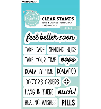 Studio Light -Sweet Stories SL Clear Stamp Feel better Sweet Stories nr.765