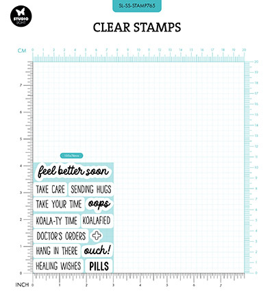 Studio Light -Sweet Stories SL Clear Stamp Feel better Sweet Stories nr.765