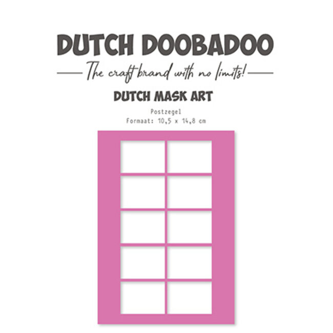 Dutch Doobadoo DDBD Dutch Mask art Postzegel