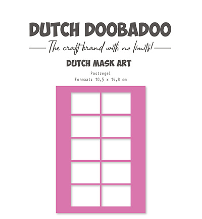 Dutch Doobadoo DDBD Dutch Mask art Postzegel