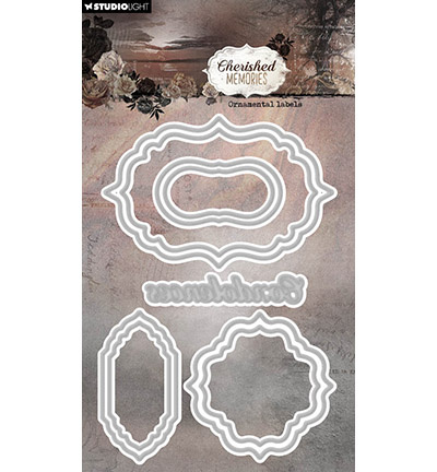 Studio Light SL Cutting Die Ornamental labels Cherished Memories nr.944