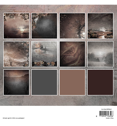 Studio Light SL Design paper pad Background papers Cherished Memories nr.265
