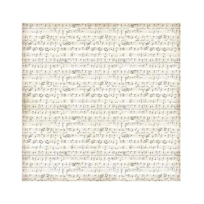 Stamperia Pack 4 sheets fabric cm 30x30 - Music