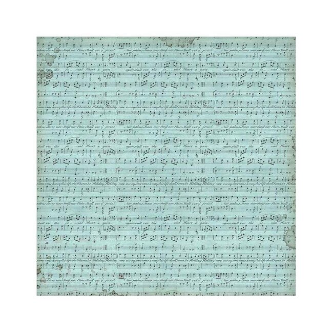 Stamperia Pack 4 sheets fabric cm 30x30 - Music