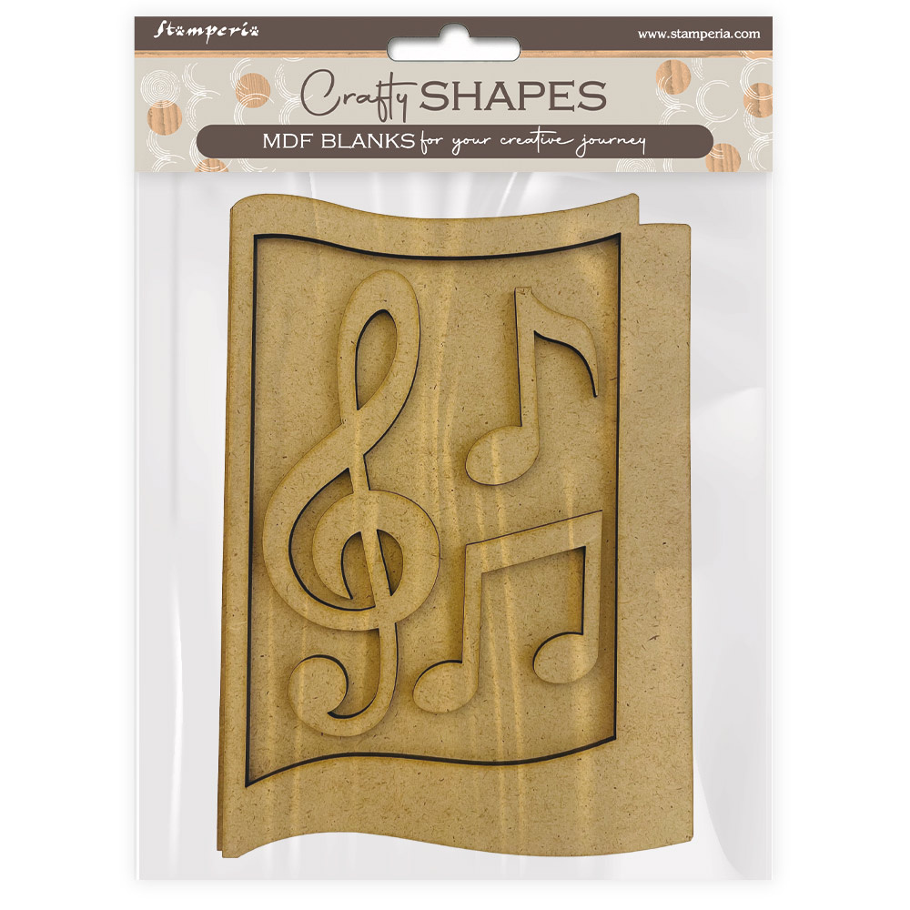 Stamperia Crafty shapes: Music notes