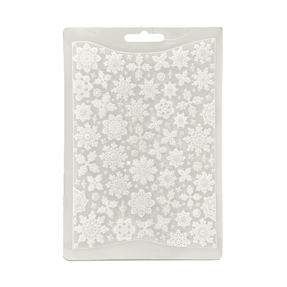 Stamperia Soft Mould A5 - Create Happiness Dewdrops snowflakes
