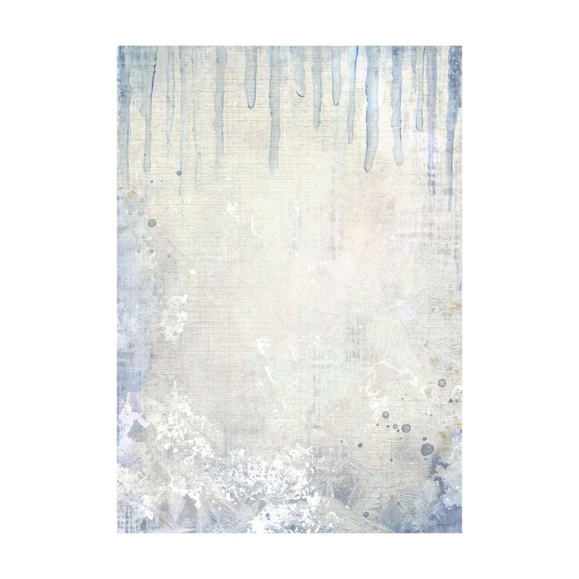 Stamperia Selection 8 Rice paper A6 backgrounds - Create Happiness Dewdrops