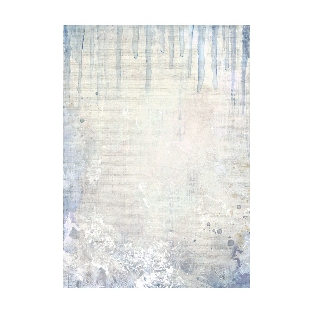 Stamperia Selection 8 Rice paper A6 backgrounds - Create Happiness Dewdrops