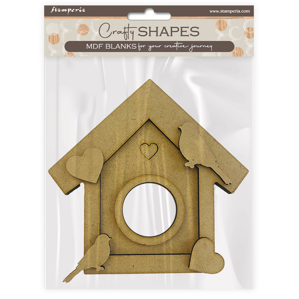 Stamperia Crafty shapes: Create Happiness Dewdrops Nest