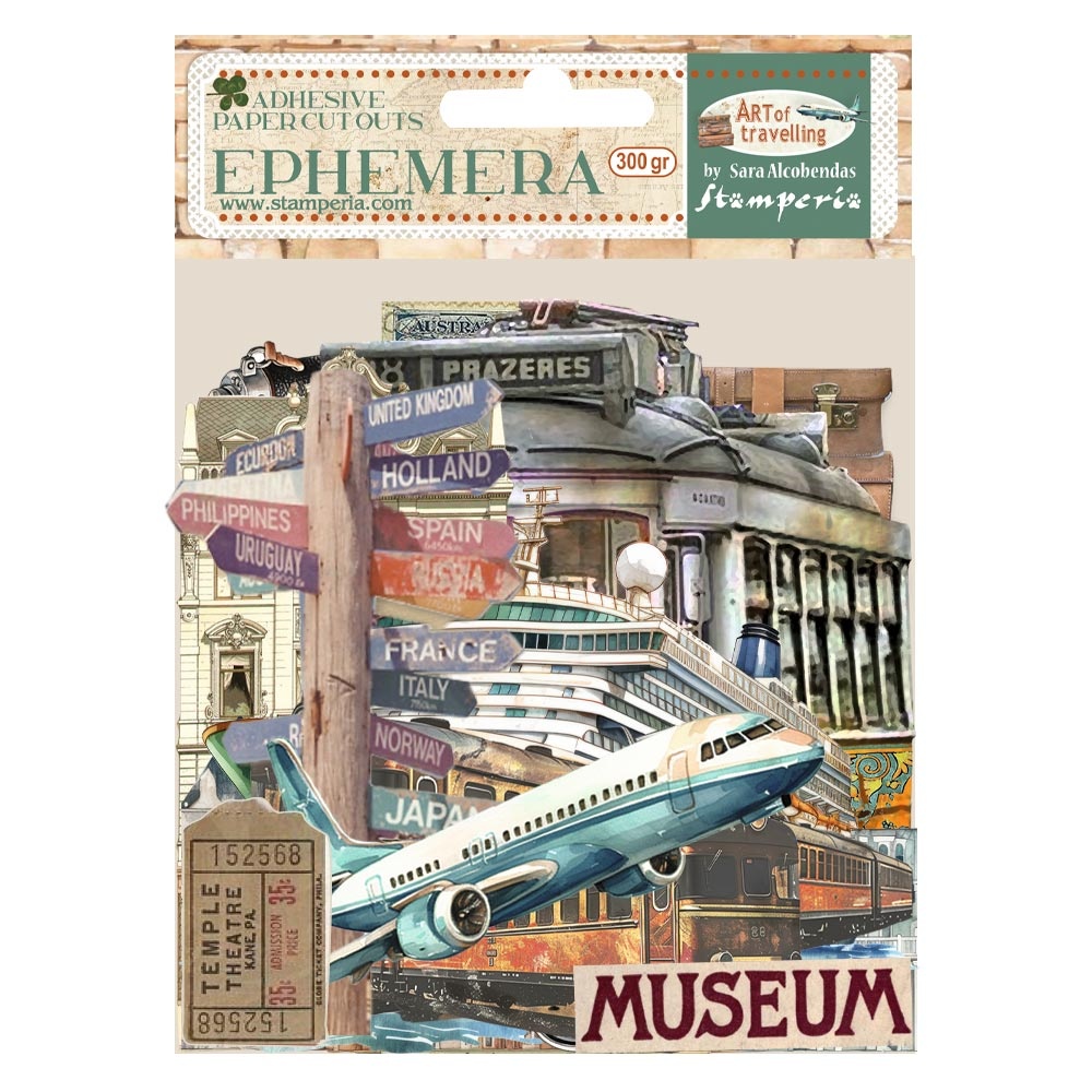 Stamperia Ephemera  - Art of Travelling